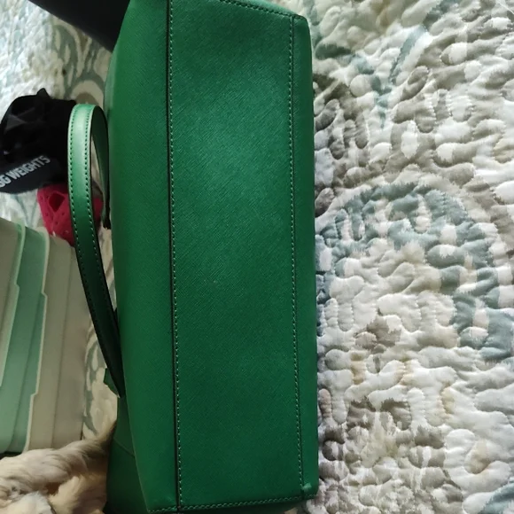 Michael Kors Vibrant Green Tote - Picture 2 of 5